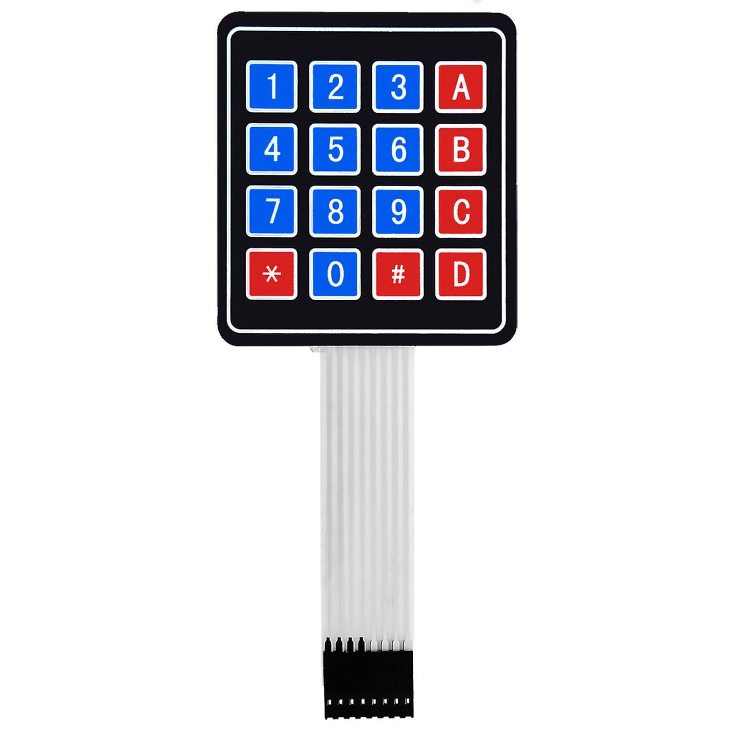 4×4 Matrix Membrane Keypad