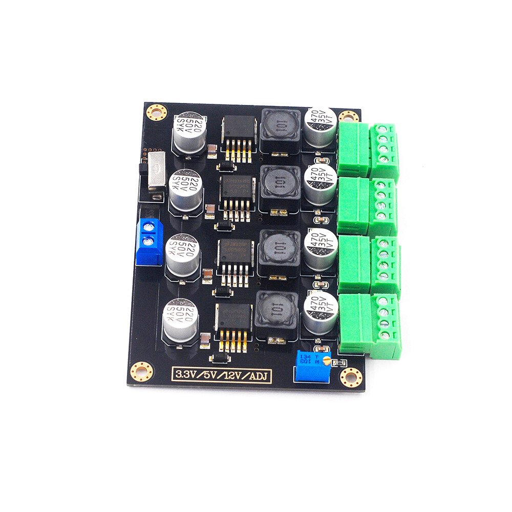4-Channel DC-DC Buck Converter Module