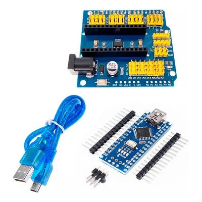 Arduino Nano with IO Expansion Shield Kit